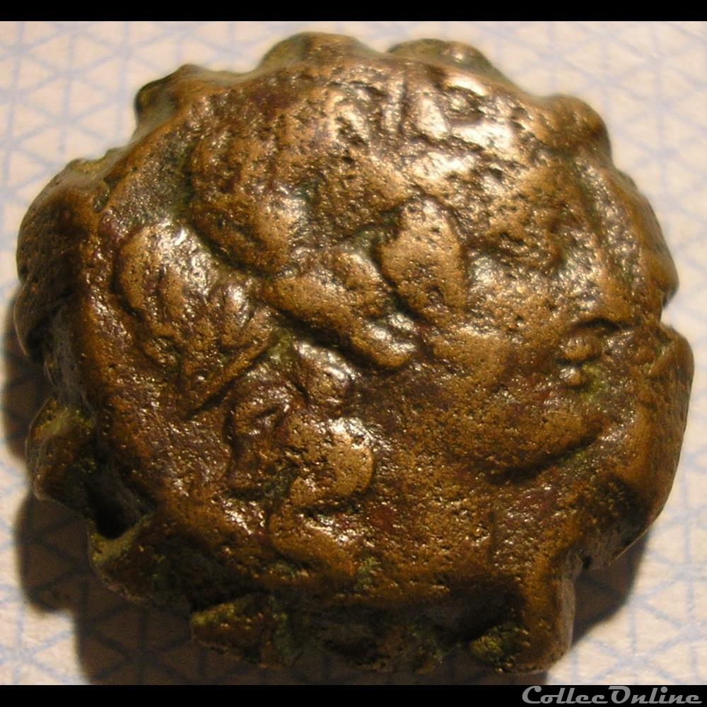 Alexander II Zabinas 128-123 BC. - Æ18 Serrate Unit monnaie antique av jc ap grecque alexander ii zabinas 128 123 bc 18 serrate unit