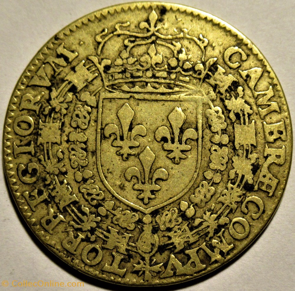 Henri III - 1588, Jeton de la Chambre des Comptes 2 monnaies paranumismatique jetons poids henri iii 1588 jeton de la chambre des comptes