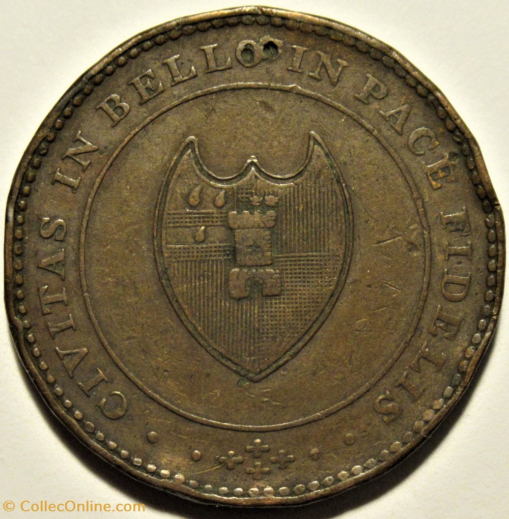 1811 - Half Penny Token - Worcester City & County, England monnaies monde royaume uni 1811 half penny token worcester city county england