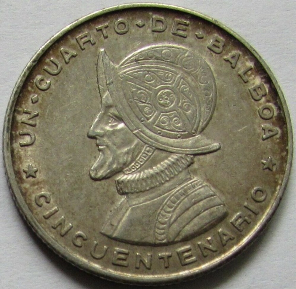 monnaies monde panama balboa 1953 50th anniversary
