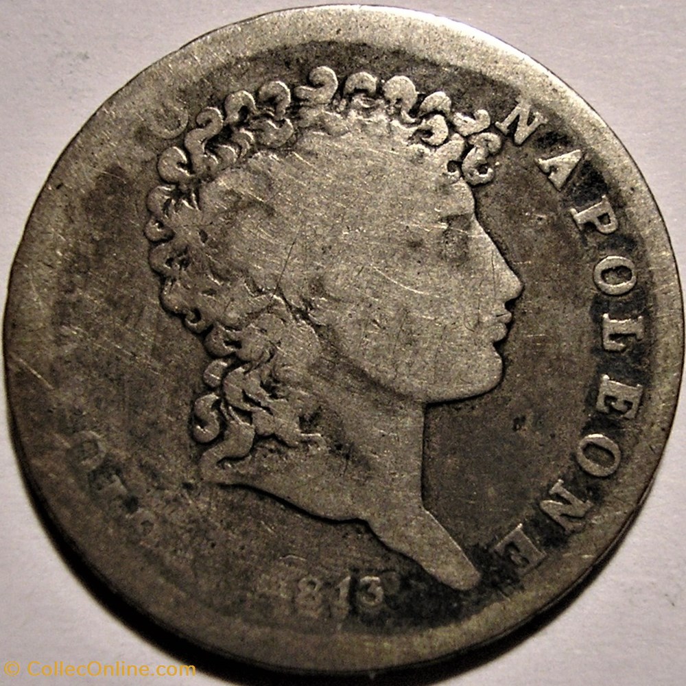 1813 Royaume de Naples, 1 Lira - Joachim Murat monnaies monde italie 1813 royaume de naples 1 lira joachim murat