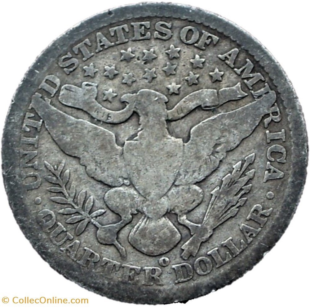 1907 New Orleans Quarter $ monnaies monde etats unis 1907 new orleans quarter