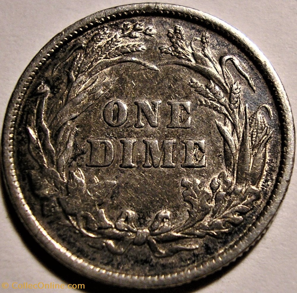 1896 Dime monnaies monde etats unis 1896 dime