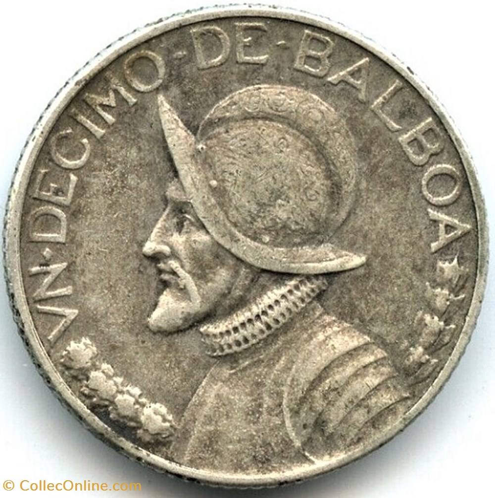 Panama - Decimo, 1/10 Balboa 1931 monnaies monde panama decimo 1 10 balboa 1931