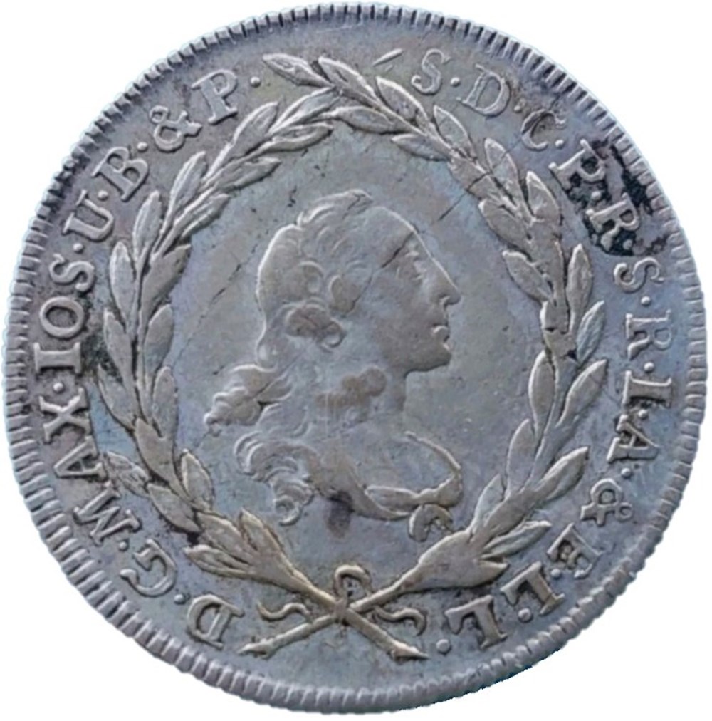 Maximilian III Joseph - 10 Kreuzer 1772 - Electorate of Bavaria monnaies europe medievale saint empire romain germanique maximilian iii joseph 10 kreuzer 1772 electorate of bavaria
