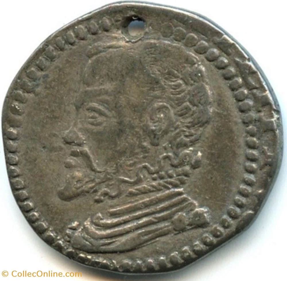 1599 Barcelona - Real / Croat - Felipe III de España monnaies europe medievale principaute catalogne 1599 barcelona real croat felipe iii de espana