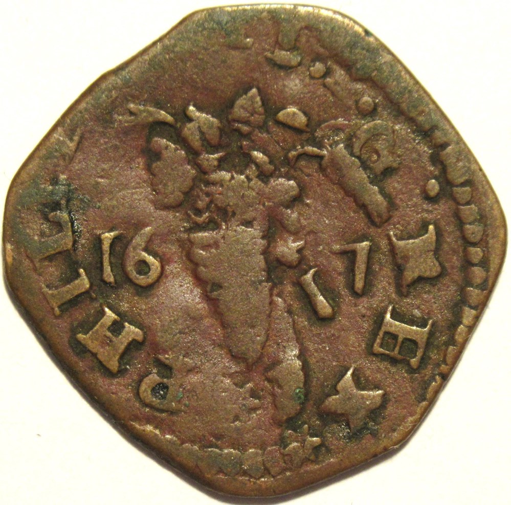 1617 Royaume de Naples, Tornese - Philippe III d'Espagne monnaies europe medievale 1617 royaume de naples tornese philippe iii espagne