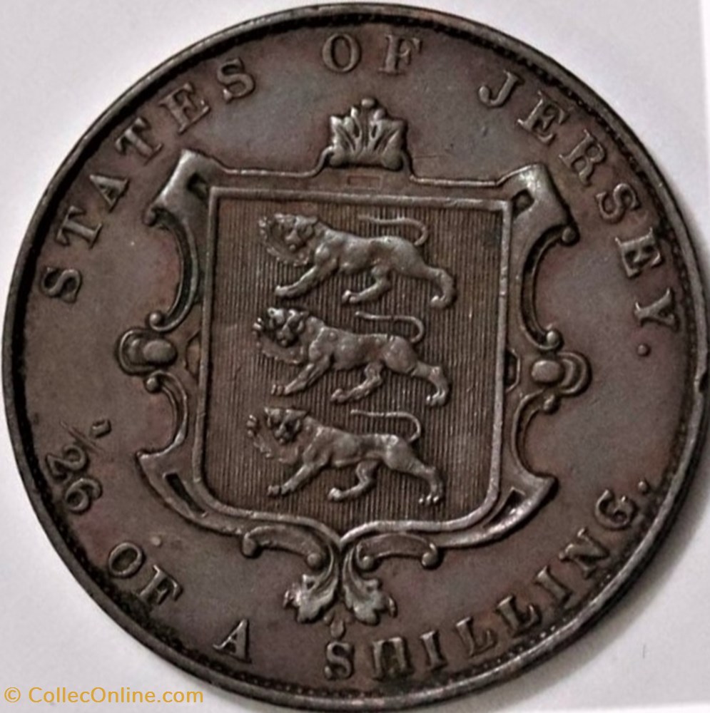 Victoria - 1/26 Shilling 1861 - Jersey monnaies monde victoria 1 26 shilling 1861 jersey