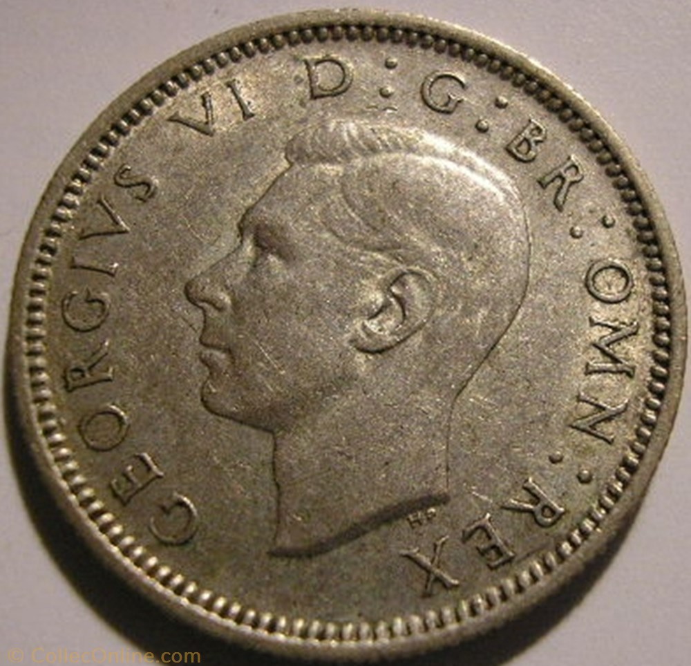 George VI - 6 Pence 1944 - Great Britain monnaie monde royaume uni george vi 6 pence 1944 great britain