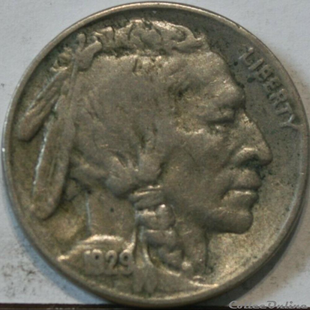 1929 San Francisco 5 Cents - Die Crack error monnaie monde etat uni 1929 san francisco 5 cents die crack error