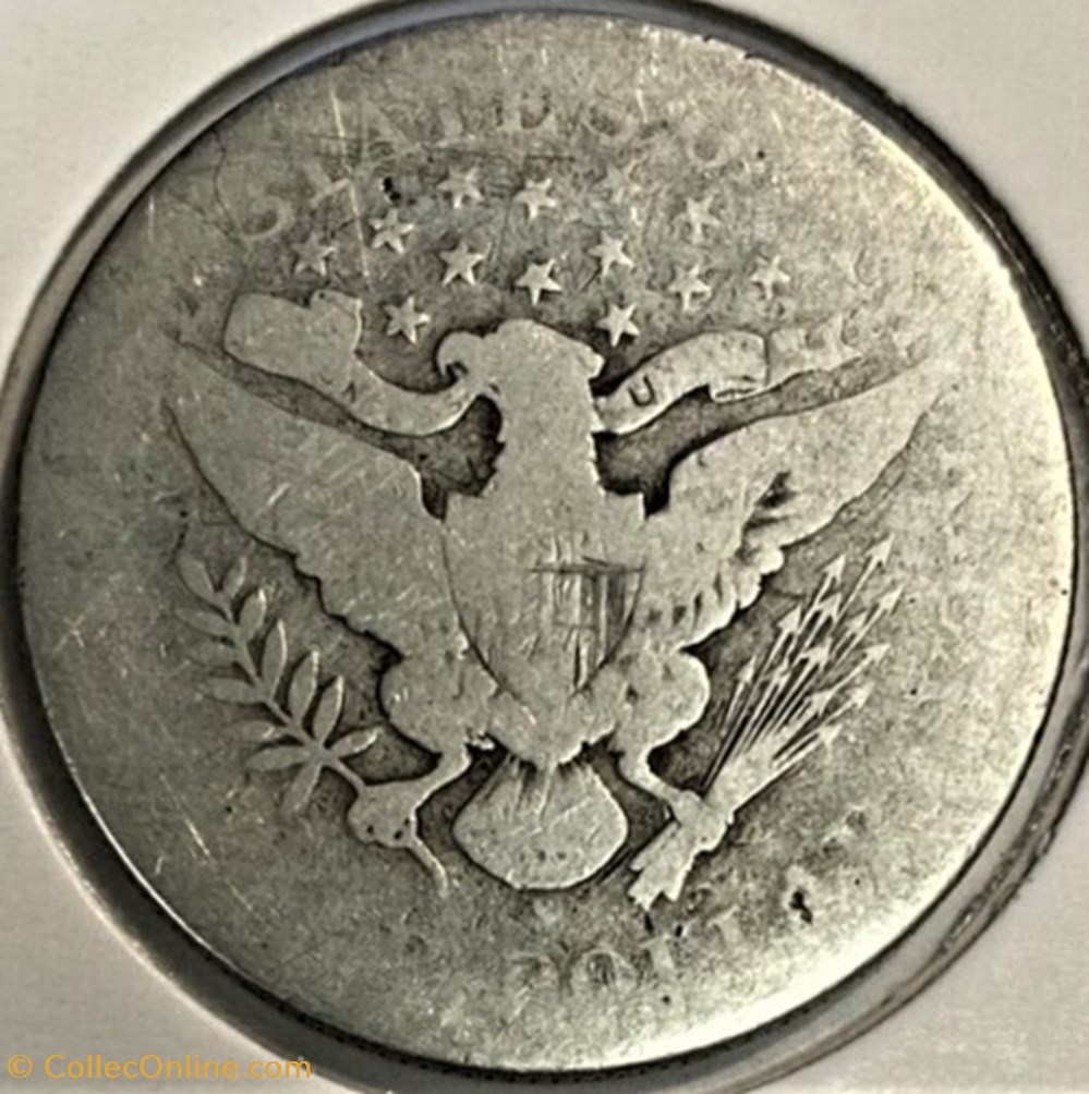 1892 San Francisco Half $ 2 monnaies monde etats unis 1892 san francisco half