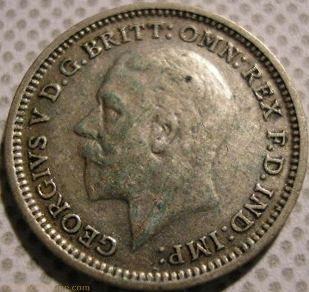 George V - 3 Pence 1935 - UK monnaie monde royaume uni george v 3 pence 1935 uk