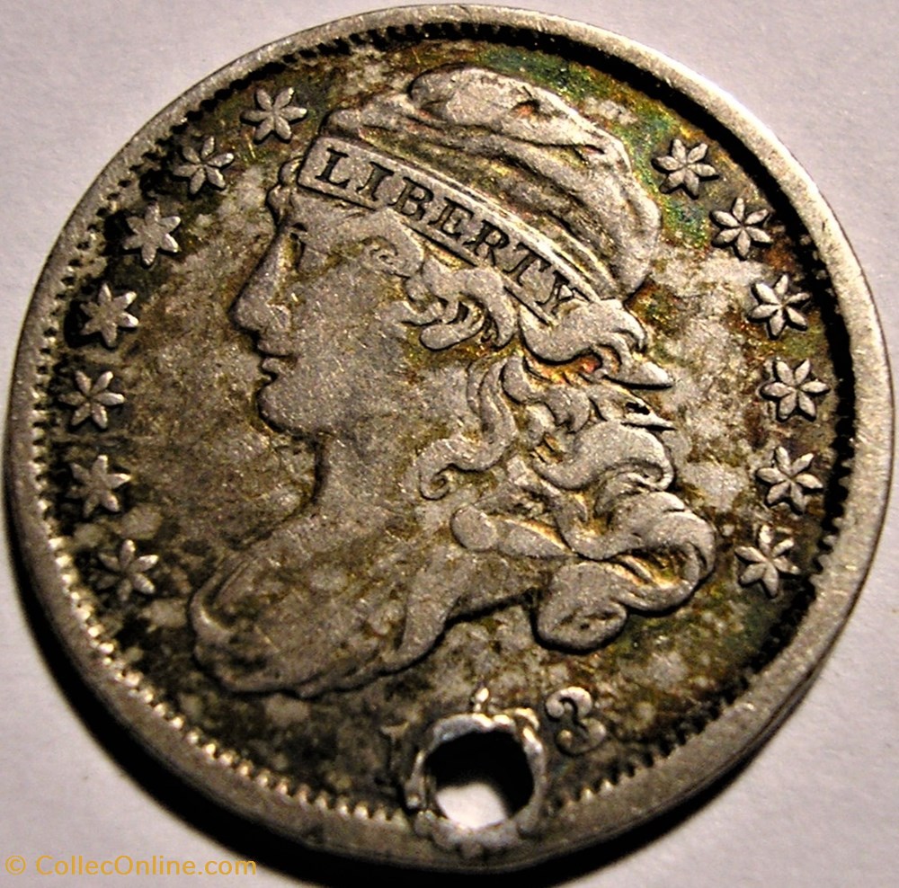 monnaie monde etat uni 1833 dime 10 cents ex 2