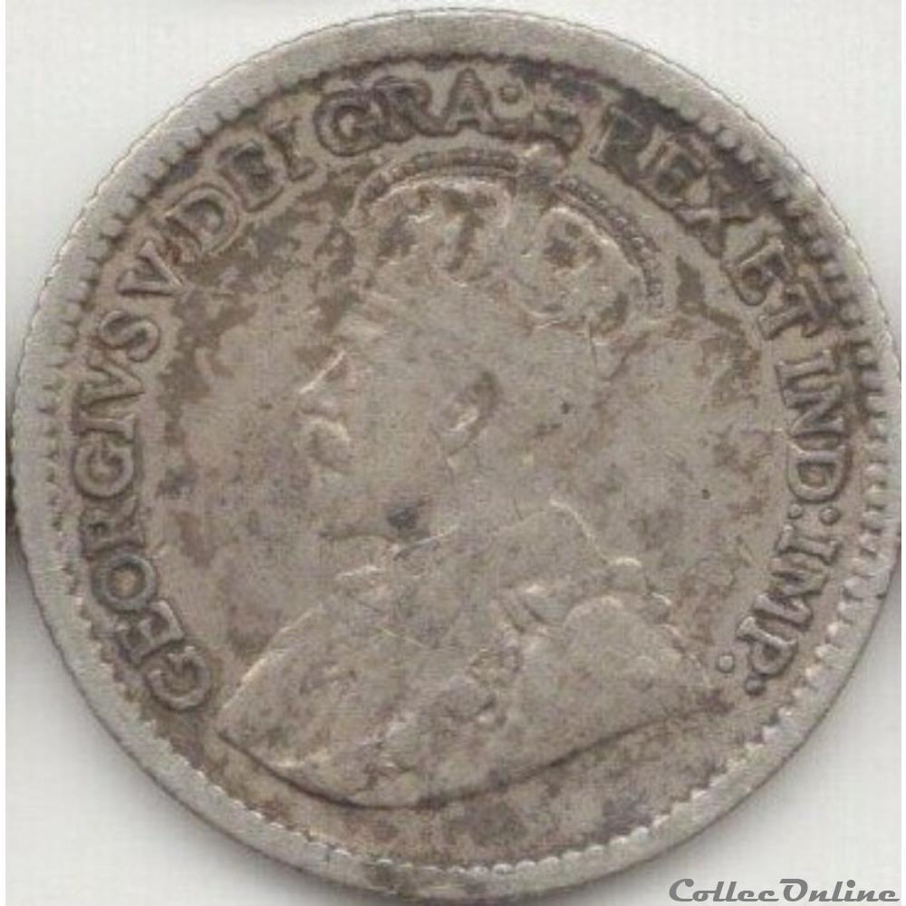 George V - 5 Cents 1914 monnaie monde canadum george v 5 cents 1914