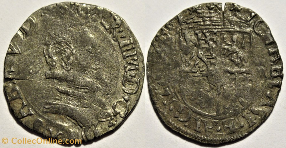 1600 Duché de Savoie, Soldo - Carlo Emanuele I monnaies europe medievale france feodales 1600 duche de savoie soldo carlo emanuele i