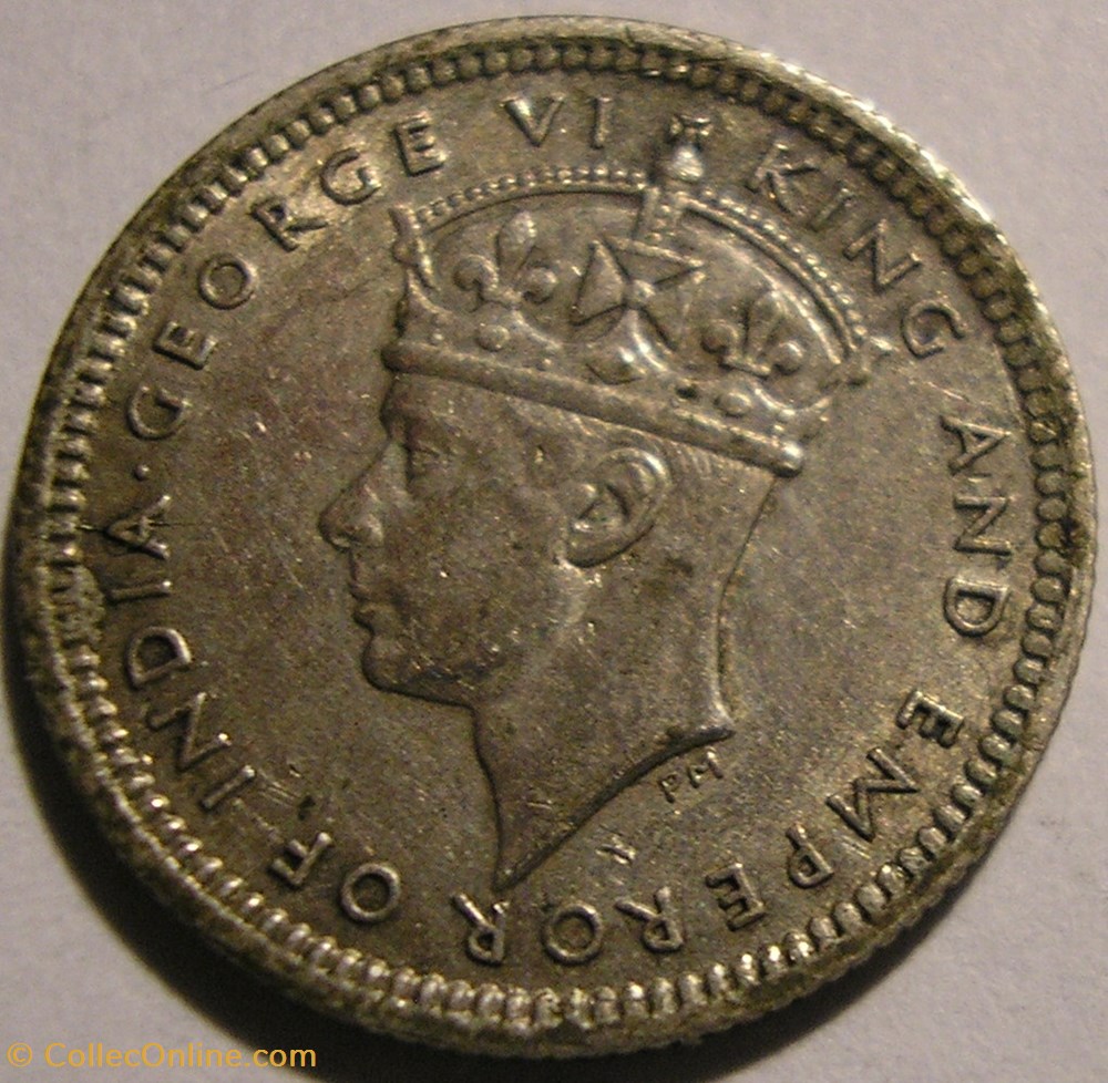 George VI - 5 Cents 1945 - Malaysia monnaie monde malaisie george vi 5 cents 1945 malaysia
