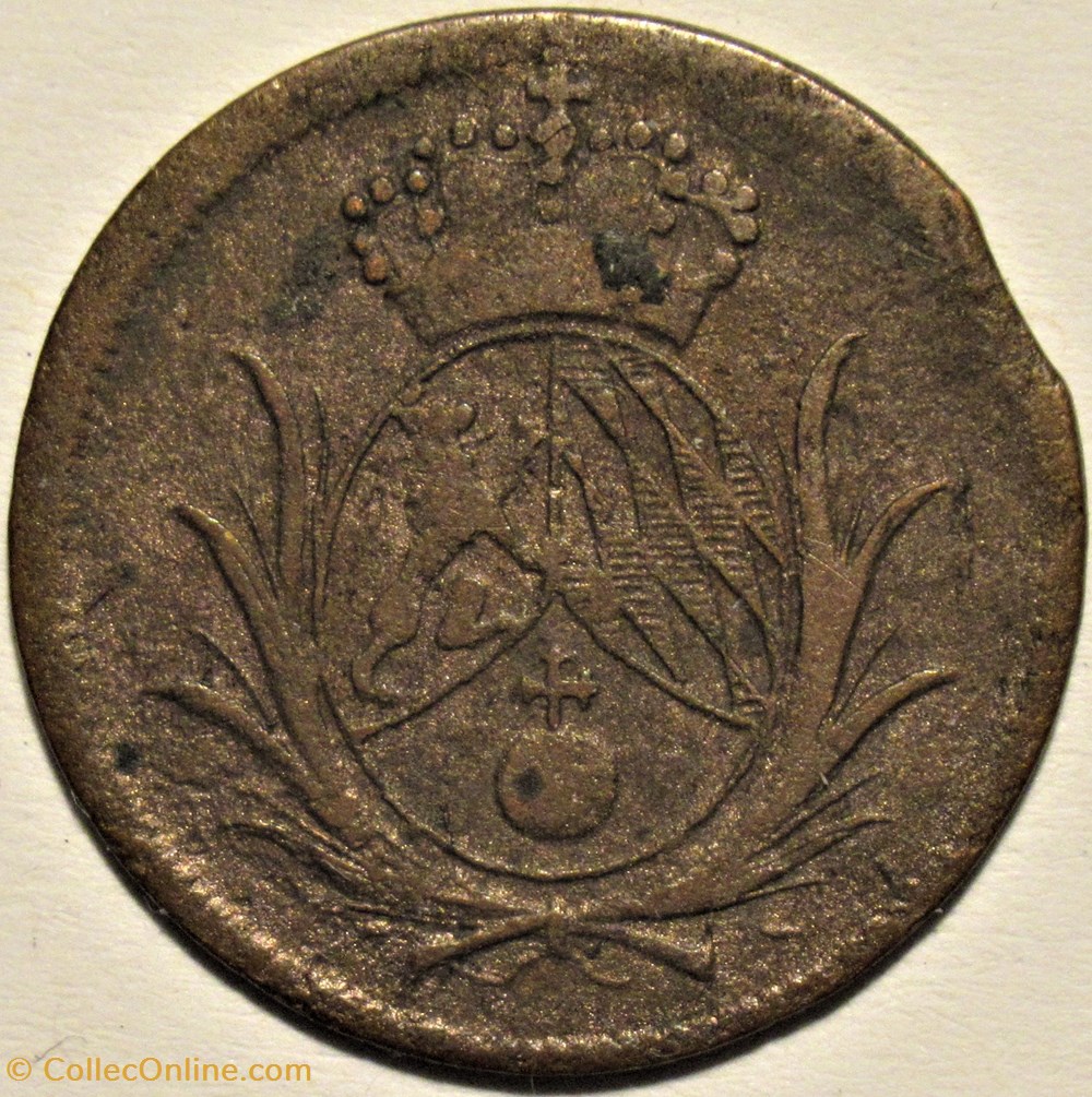 monnaies europe medievale saint empire romain germanique carl theodor 2 pfenning 1793 electorate of bavaria
