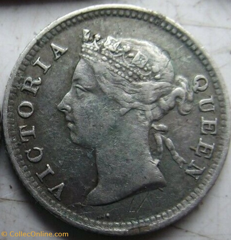 monnaie monde malaisie victoria 5 cents 1898 straits settlements malaysia