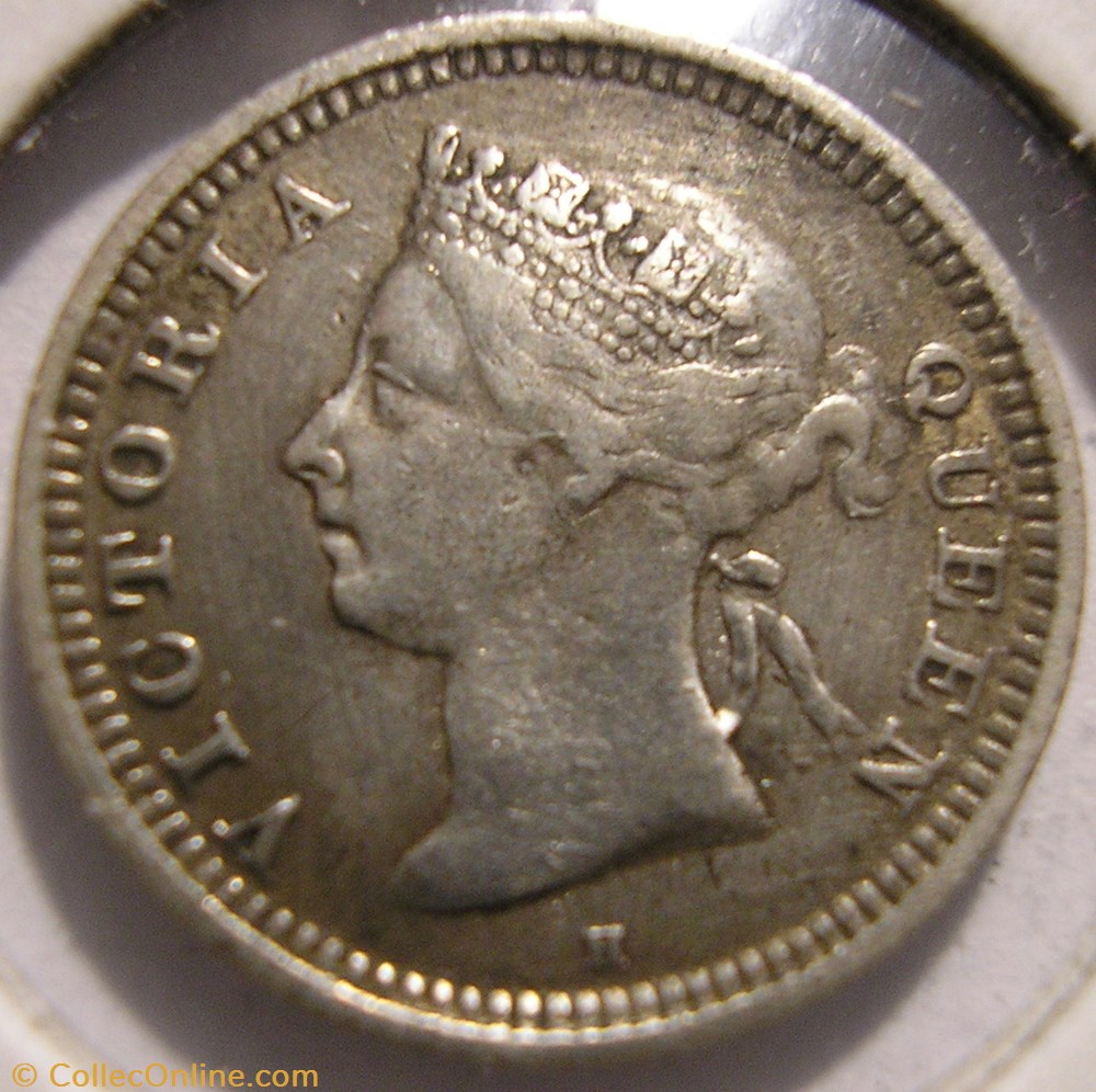 monnaie monde malaisie victoria 5 cents 1897 h straits settlements malaysia