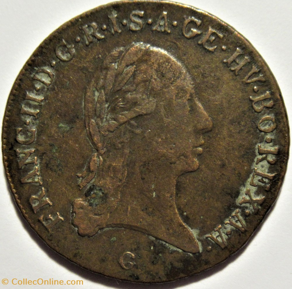 Franz I - 1 Kreutzer 1800 Groß-Neustadt, Austrian Empire monnaies monde autriche franz i 1 kreutzer 1800 gro neustadt austrian empire