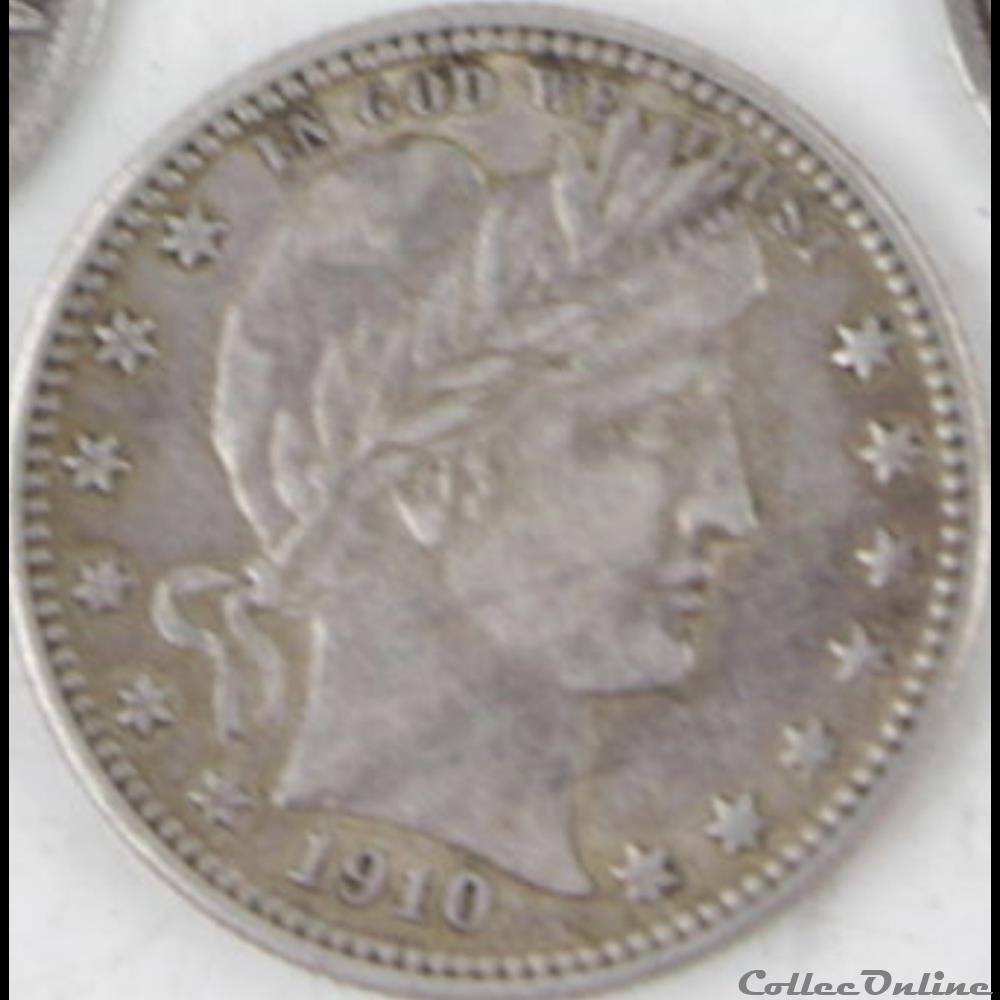 1910 Denver Quarter $ monnaie monde etat uni 1910 denver quarter