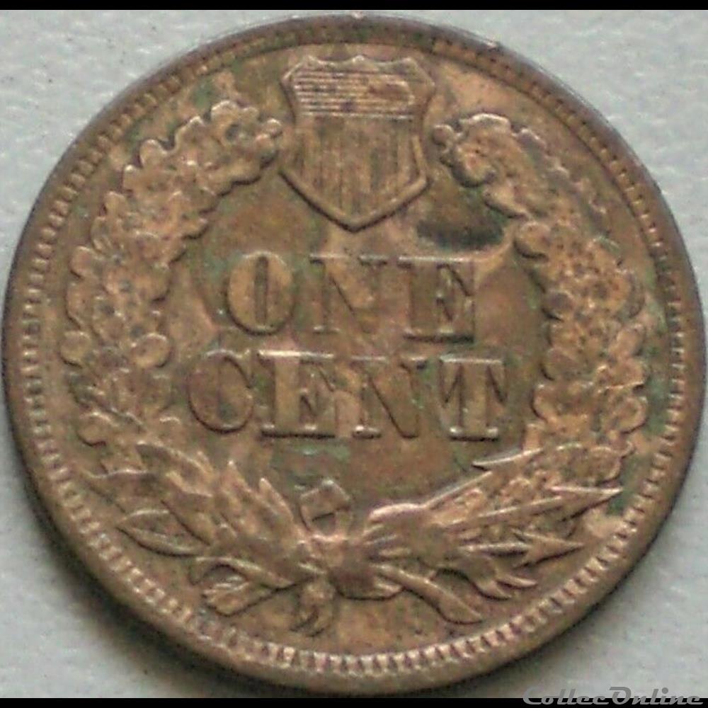 1869 One Cent 2 monnaie monde etat uni 1869 one cent