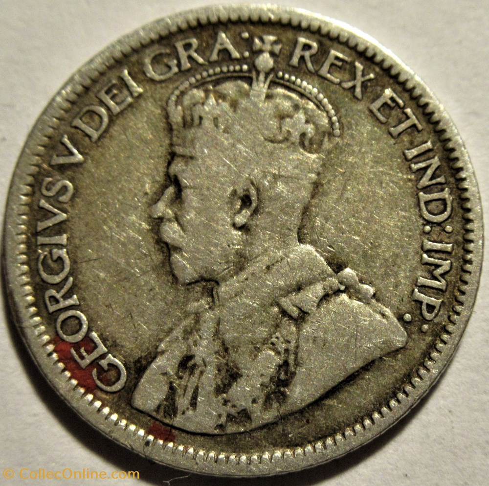 George V - 10 Cents 1917 Newfoundland monnaies monde canada george v 10 cents 1917 newfoundland