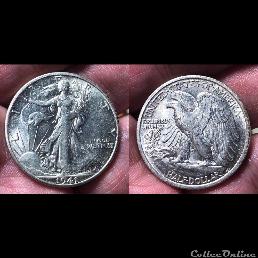 1941S Walking Liberty coin world united state 1941s walking liberty