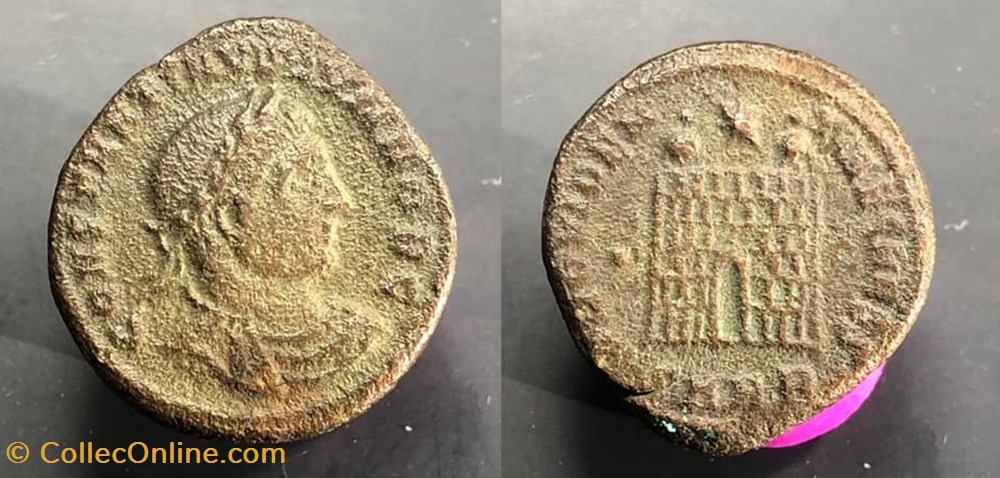 coins antique b to roman republicain imperial constantius ii