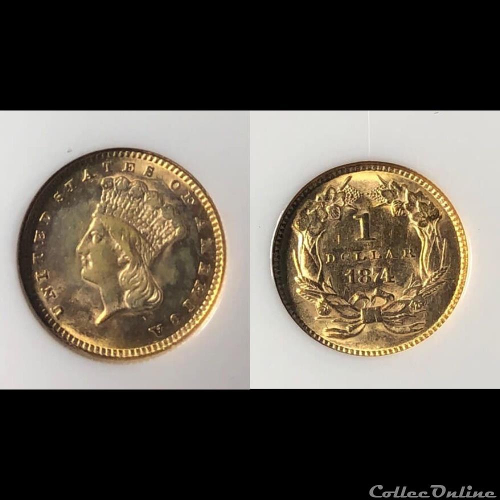 coin world united state 1874p 1