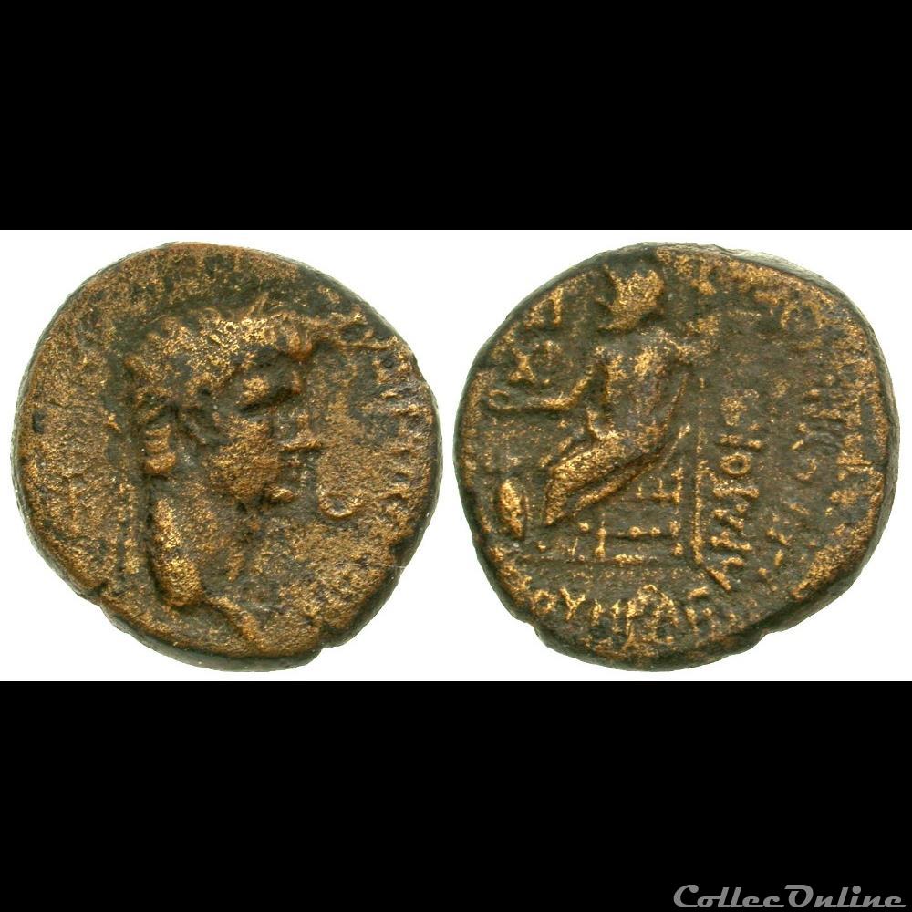 coin ancient roman provincial phrygia amorium nero