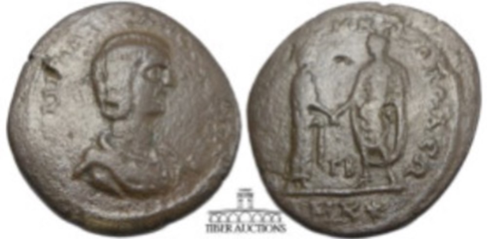 Arabia, Rabbathmoba. Julia Domna coins ancient to romans provincial arabia rabbathmoba julia domna