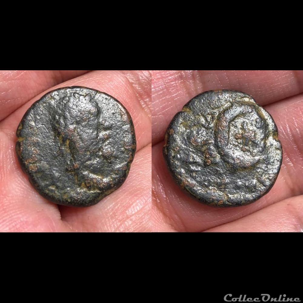 MESOPOTAMIA, Carrhae; Septimus Severus coin ancient b to roman provincial mesopotamia carrhae septimus severus