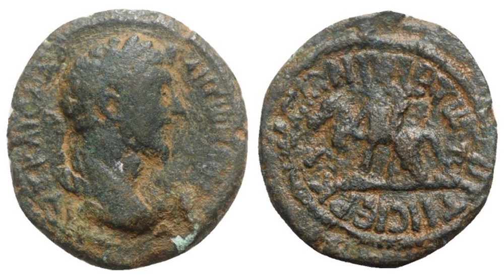 coins ancient to romans provincial decapolis antioch ad hippum