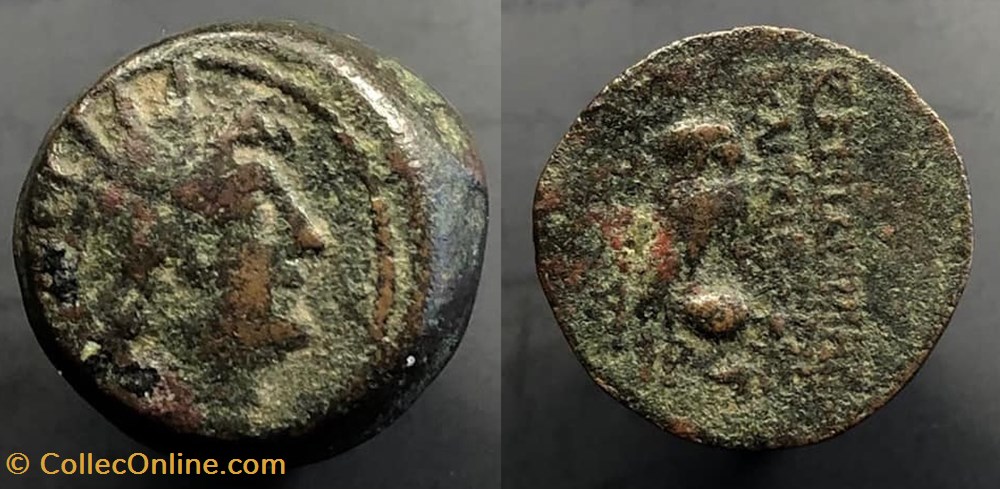 coins antique b to greek kleopatra thea antiochos viii