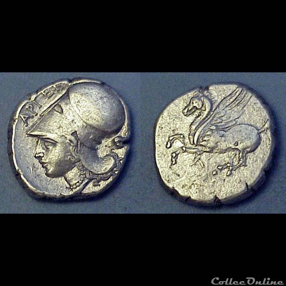 coin ancient greek akarnania ambracia