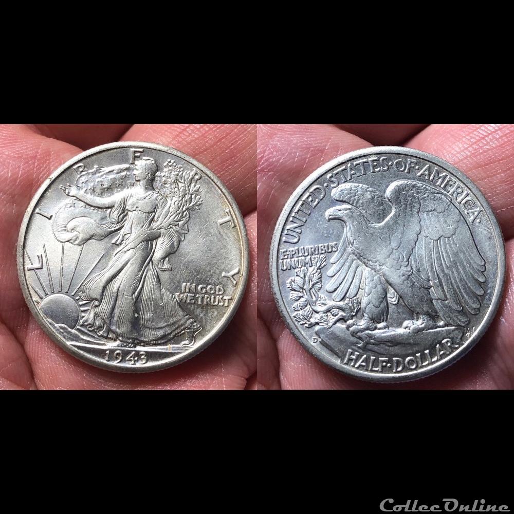 1943D Walking Liberty coin world united state 1943d walking liberty