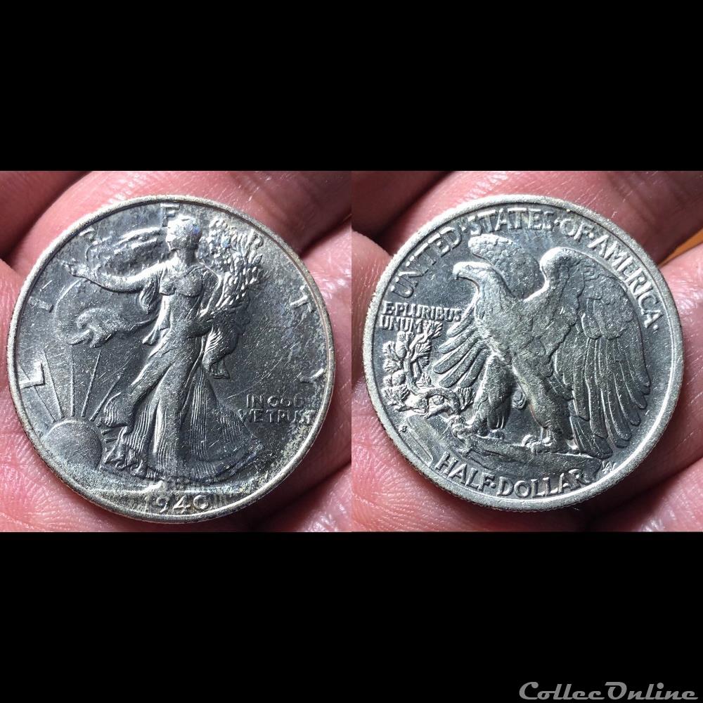 1940S Walking Liberty coins world united states 1940s walking liberty
