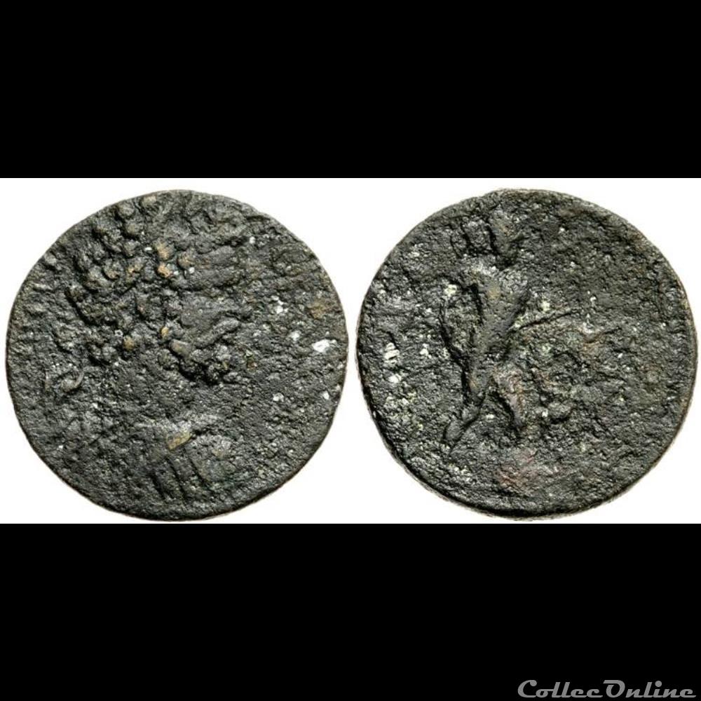 ACHAEA. Patrae; Septimius Severus coin ancient roman provincial achaea patrae septimius severus