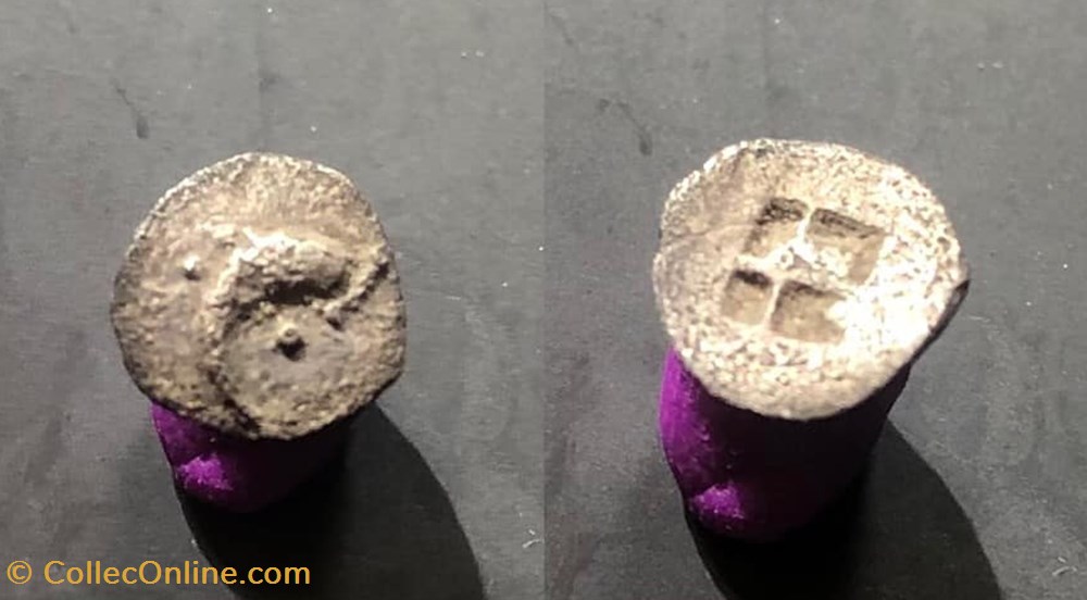 coins antique b to greek islands off thrace thasos