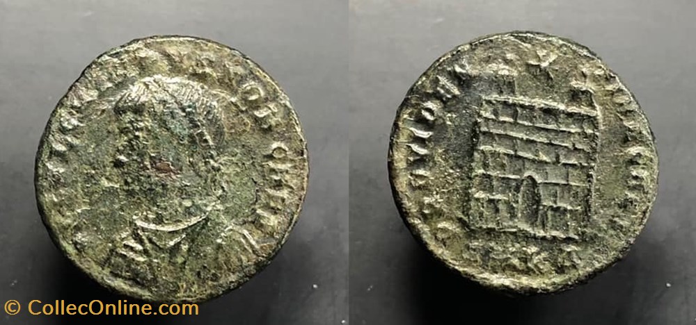 coins antique b to roman republicain imperial constantius ii