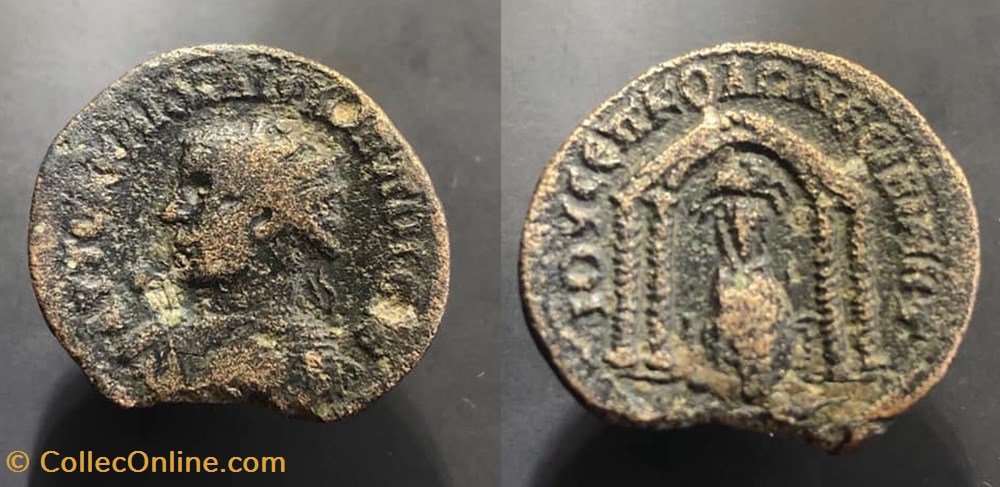 MESOPOTAMIA, Nisibis. Philip II. coins antique c to roman provincial mesopotamia nisibis philip ii