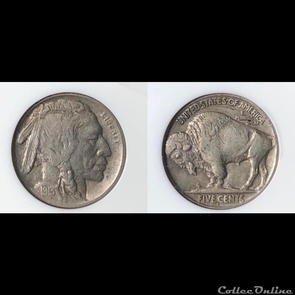1913S Buffalo Nickle Type 2 coin world united state 1913s buffalo nickle type 2