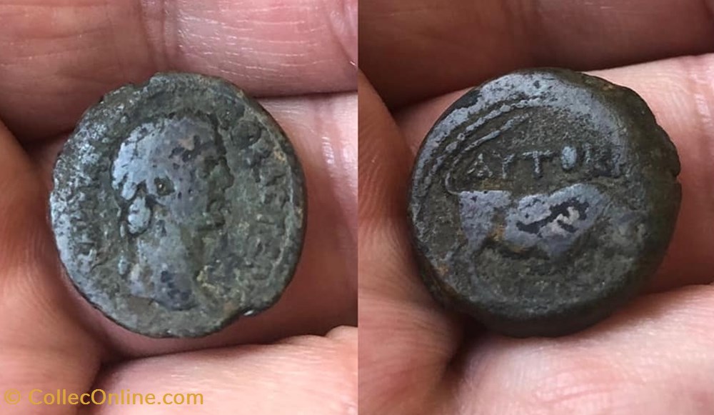 coins antique b to roman provincial egypt alexandria claudius