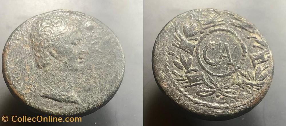 coins antique b to roman provincial asia minor uncertain mint augustus