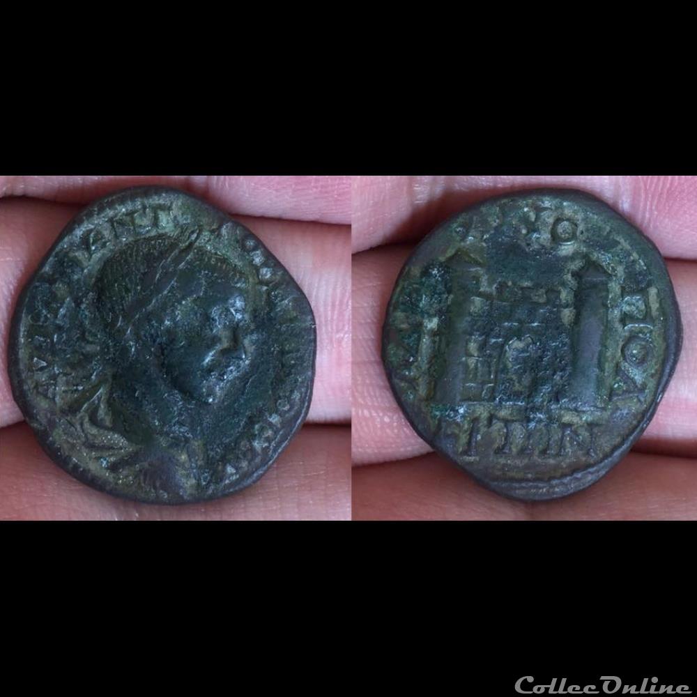 Thrace, Hadrianopolis. Gordian III coin ancient roman provincial thrace hadrianopolis gordian iii