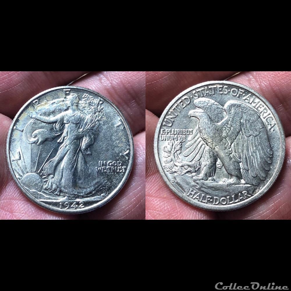 1942D Walking Liberty coin world united state 1942d walking liberty