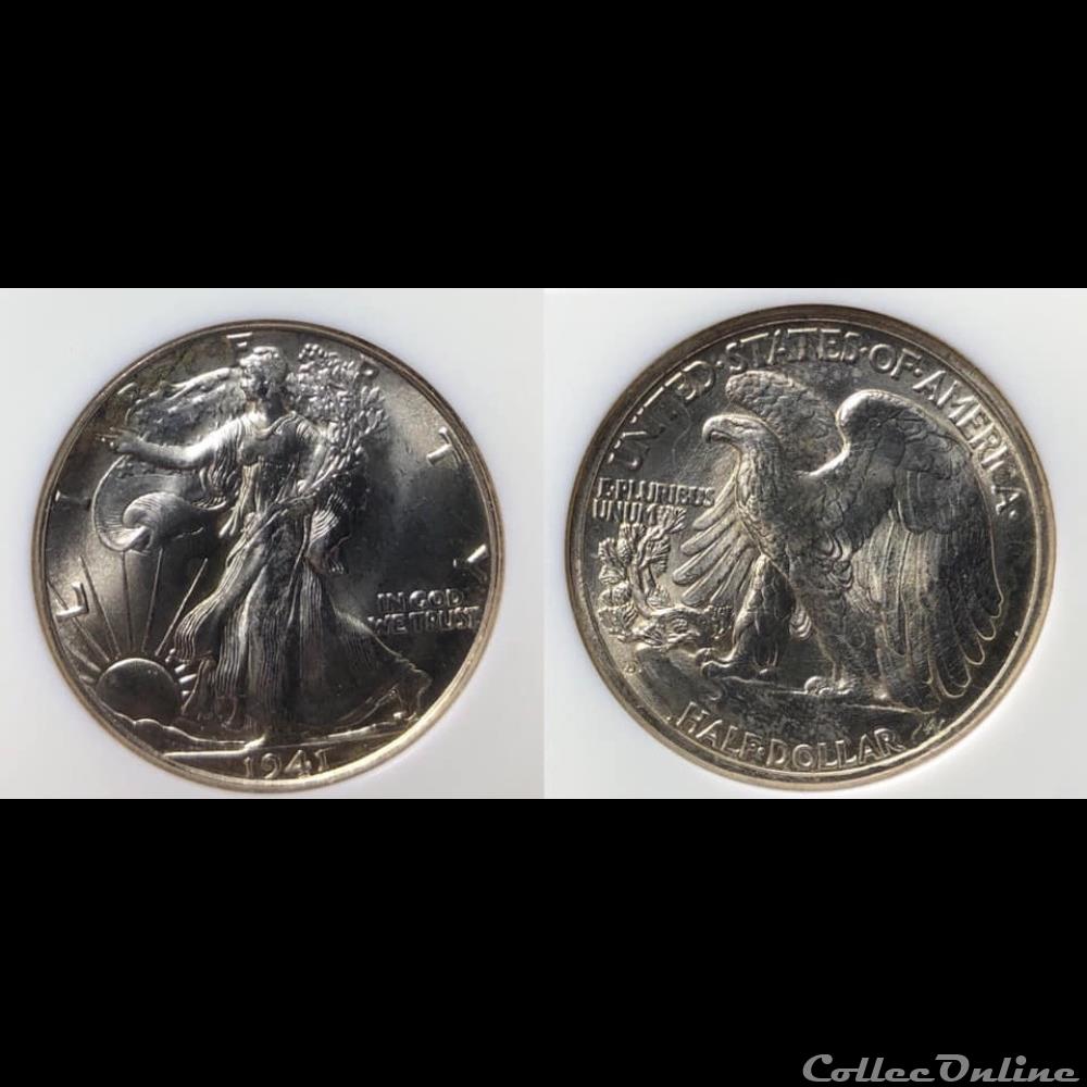 1941D Walking Liberty coins world united states 1941d walking liberty