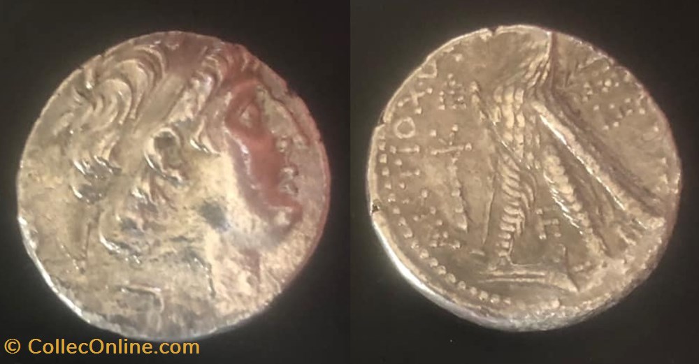 Antiochos VII Euergetes (Sidetes) coins antique b to greek antiochos vii euergetes sidetes