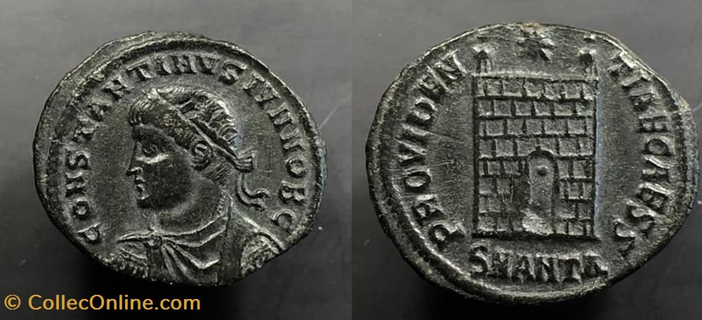 Constantine II coins antique b to roman republicain imperial constantine ii